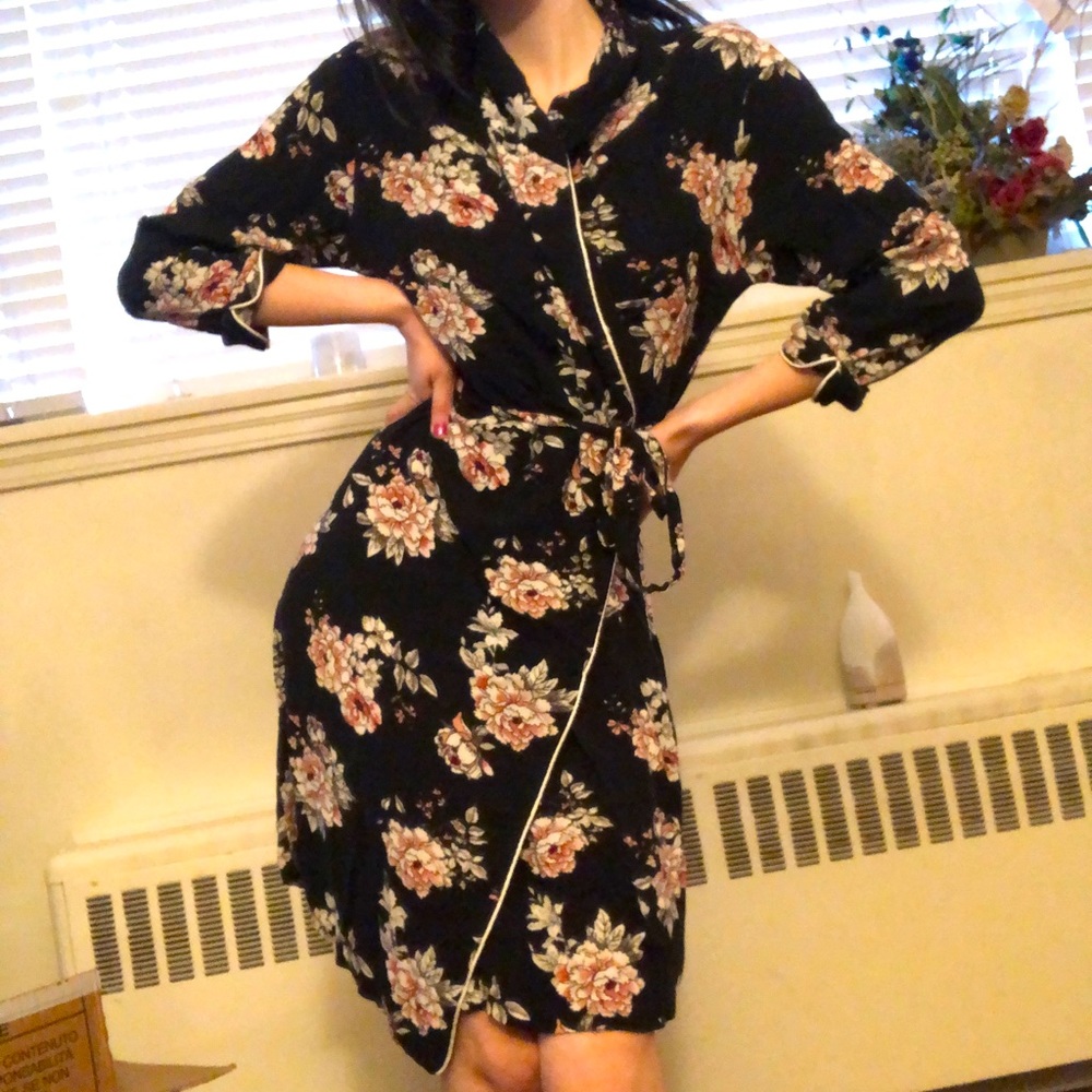Floral House Robe